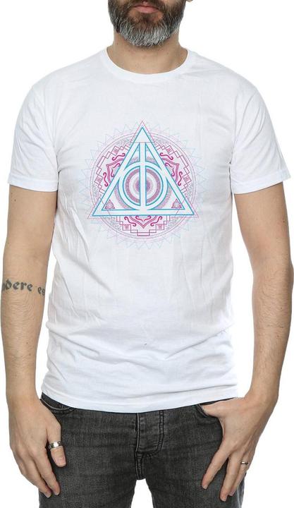 Immagine prodotto Neon Deathly Hallows Maglietta Uomo (L)