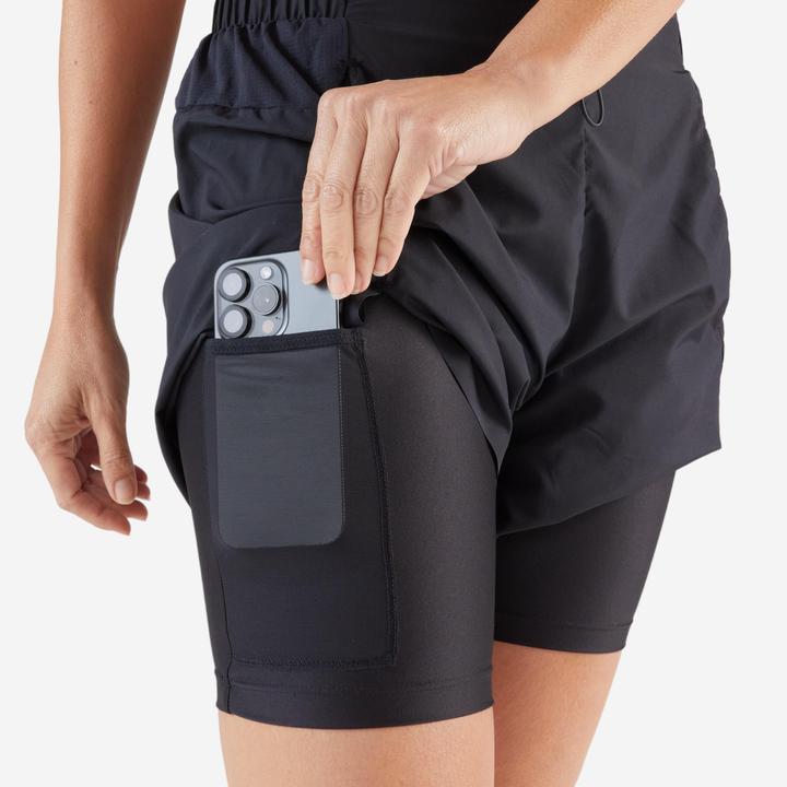 Actual product image Kiprun Laufshorts 2-in-1 Damen - Run 500 (S)