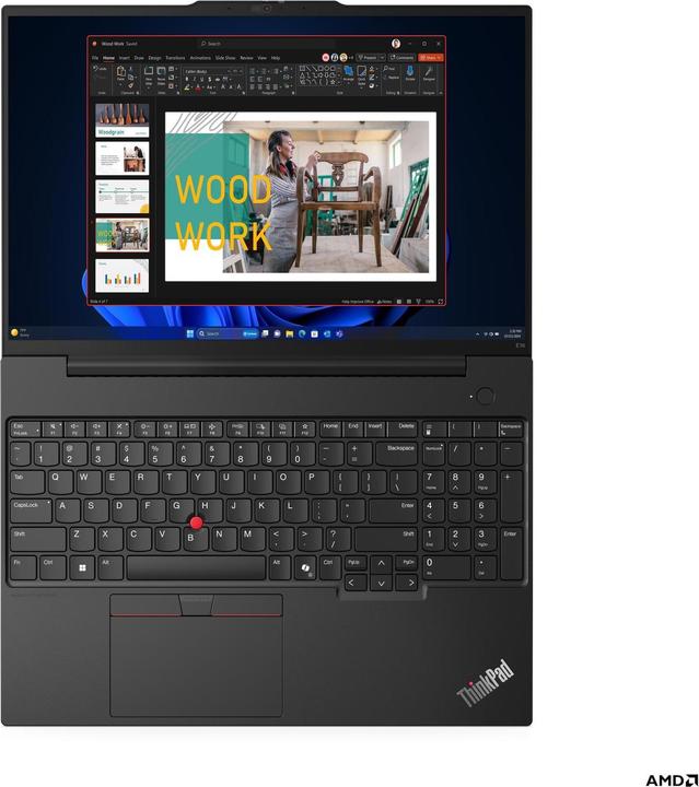 Productafbeelding Lenovo ThinkPad E16 Gen 2 (16", AMD Ryzen 5 7535HS, 16 GB, 512 GB, NL)