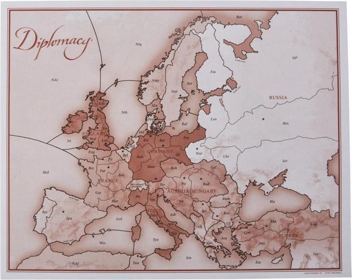 Actual product image Hasbro Gaming Avalon Hill Diplomacy (English)
