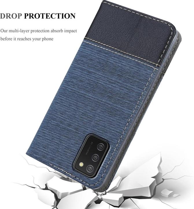 Actual product image Cadorabo Book Jeans Optics Cover (Samsung Galaxy A02s)