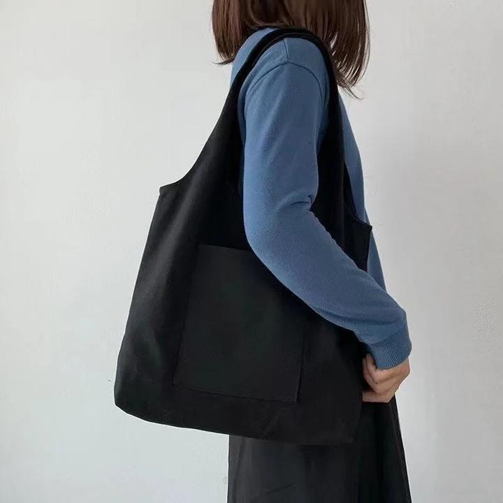 Immagine prodotto Only-Bags.Store Borse per lo shopping Borse a tracolla in tela a tinta unita Moda Casual Garden Eco Friendly