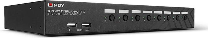 Actual product image Lindy 8 port DisplayPort 1.2 USB 2.0 KVM switch