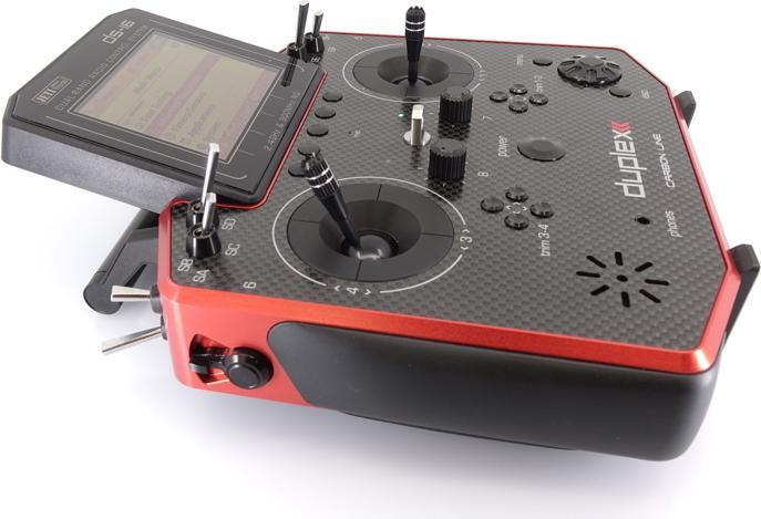 Image du produit Jeti Emetteur à main DS-16 II Carbon Line Red Multimode