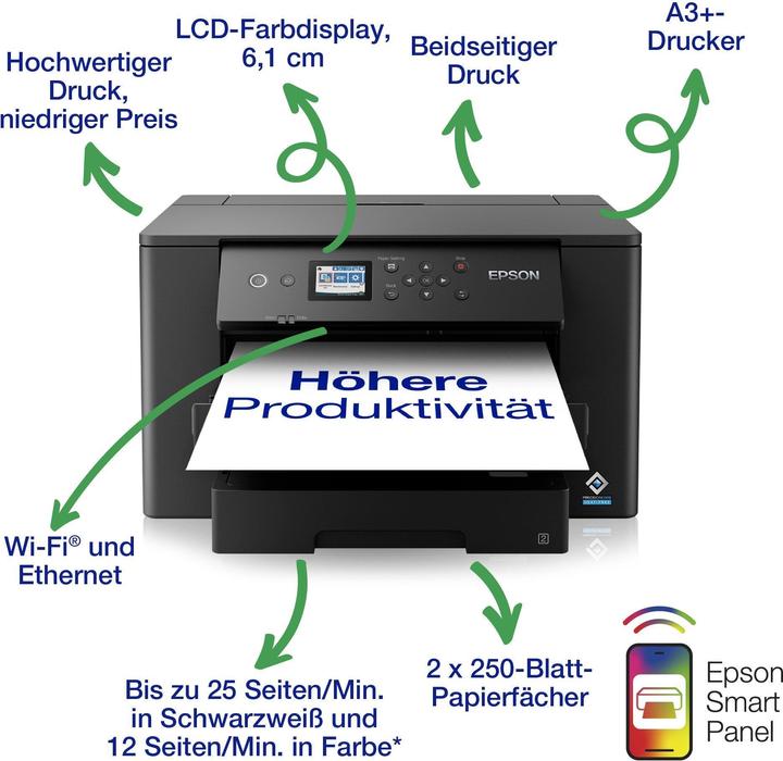 Actual product image Epson WorkForce WF-7310DTW (Ink, Colour)