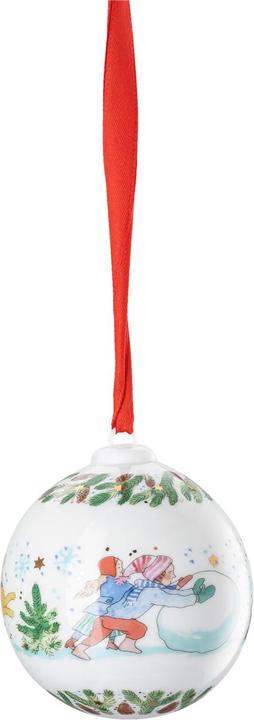 Hutschenreuther Porzellankugel - Weihnachtskugel 2025 - Boule porcelaine