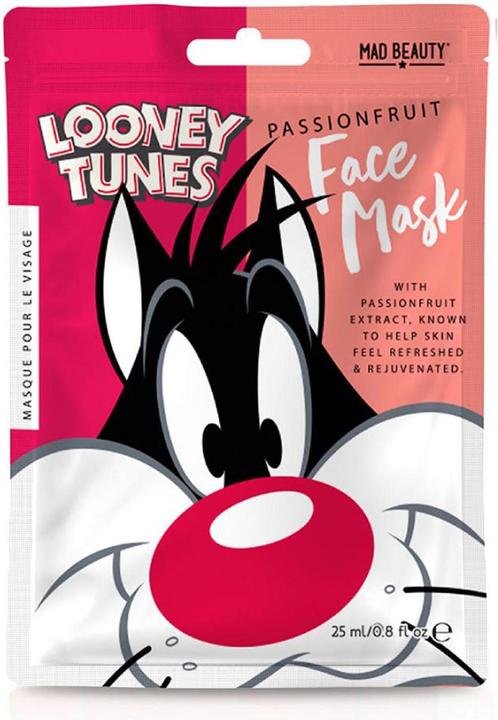 Actual product image Mad Beauty Looney Tunes Sylvester Passion Fruit Face Mask (25 ml) (25 ml)
