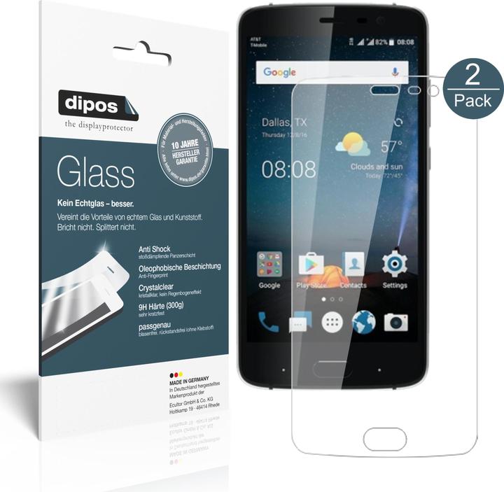 Image du produit Dipos Film de Protection d’écran Anti-Shock (2 pièce(s), ZTE Blade V8 Pro)