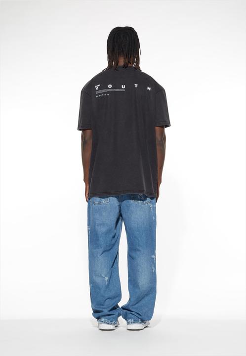 Produktbild Lost Youth LY ACID WASHED TEE DOVE - 105673 (XS)