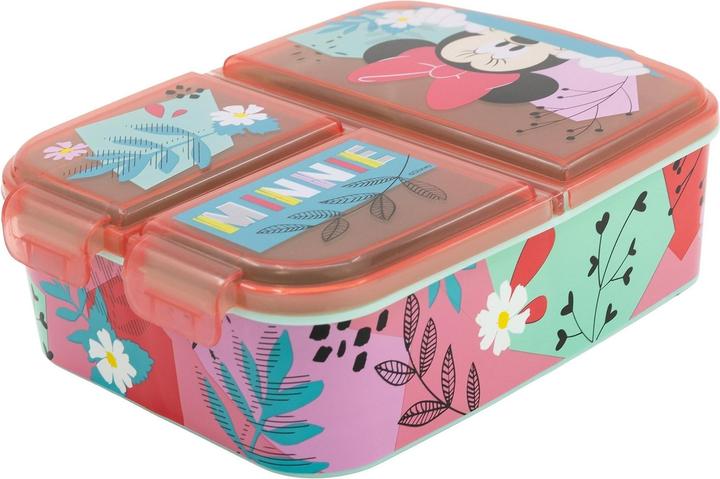 Image du produit Stor Minnie Mouse Blumen - Lunchbox mit Fächern