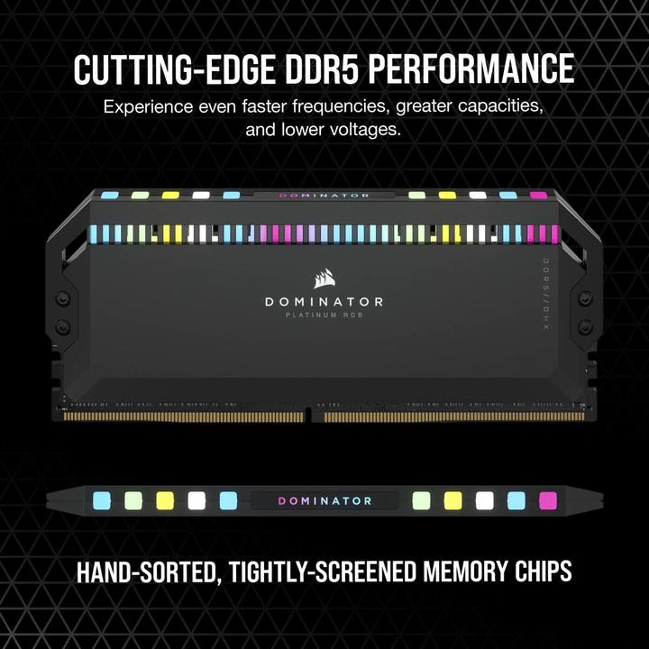Actual product image Corsair Dominator Platinum RGB (2 x 16GB, 6000 MHz, DDR5 RAM, DIMM)