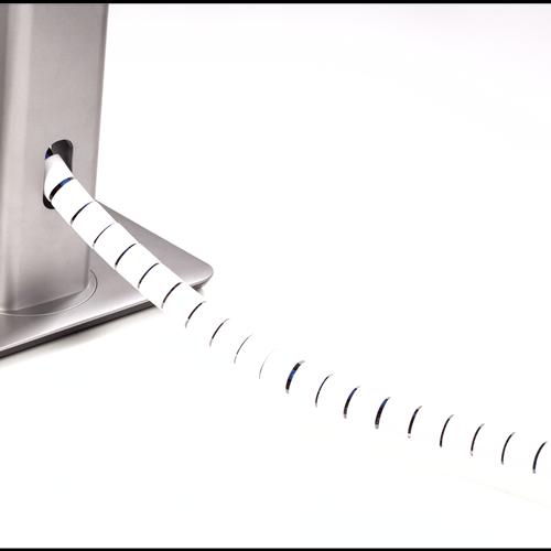 Actual product image Fellowes Cable bundler Cable Zip, white, length: 2.0 m Cable routing and protection system, diameter: 20 mm (Plastic cable ties, 20000 mm, 1 pcs.)