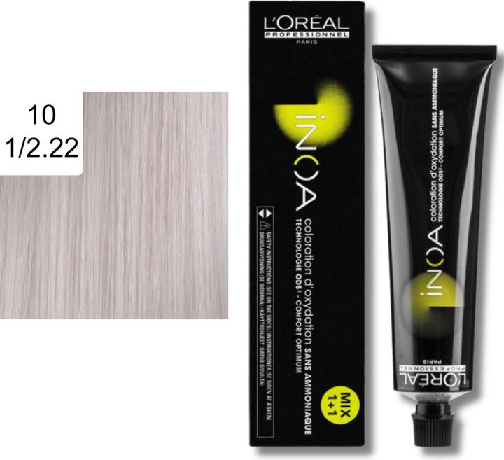 Image du produit L'Oréal Professionnel Inoa (10 1, 2 .22 blond platine clair irisé profond)