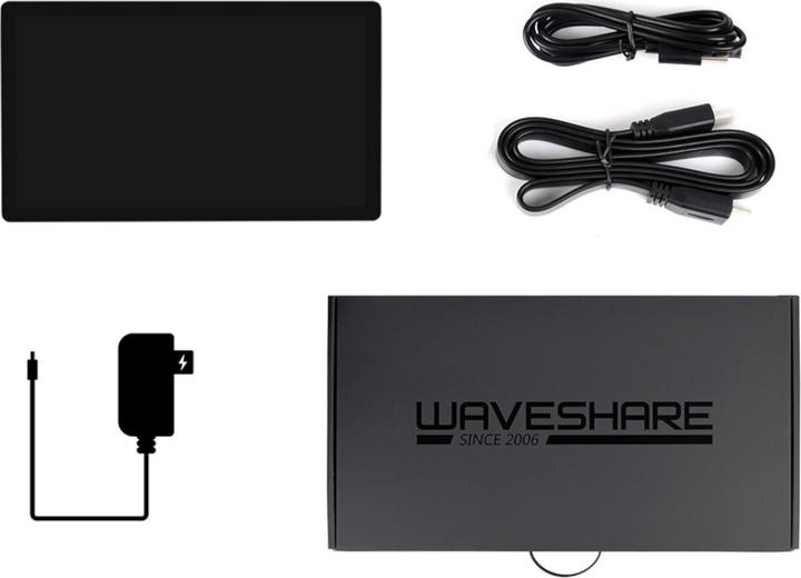 Produktbild WaveShare 21.5inch Full HD HDMI Capacitive Touch Display 1080×1920 mit Gehäuse
