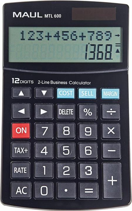 Actual product image Maul Calculator MTL600 Black (Batteries)