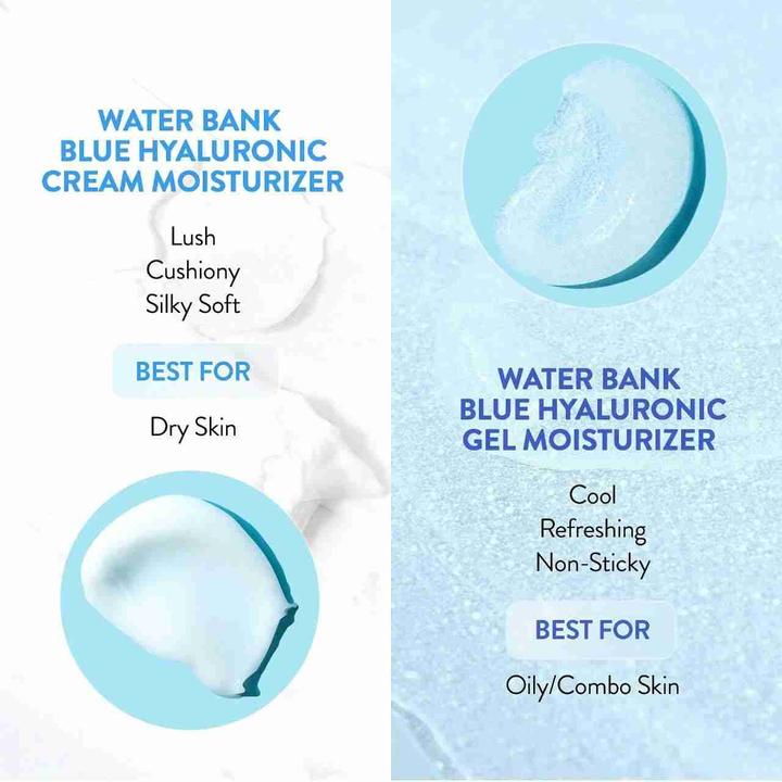 Actual product image Laneige Water Bank Blue Hyaluronic Cream Moisturiser (50 ml, 24h cream)