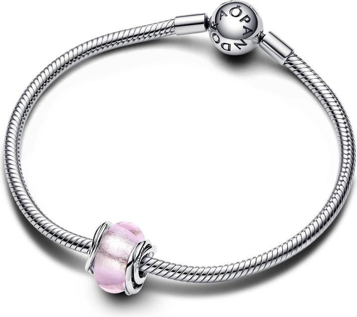 Image du produit Pandora Charm cercle en verre de Murano (Argent massif, Verre de Murano)