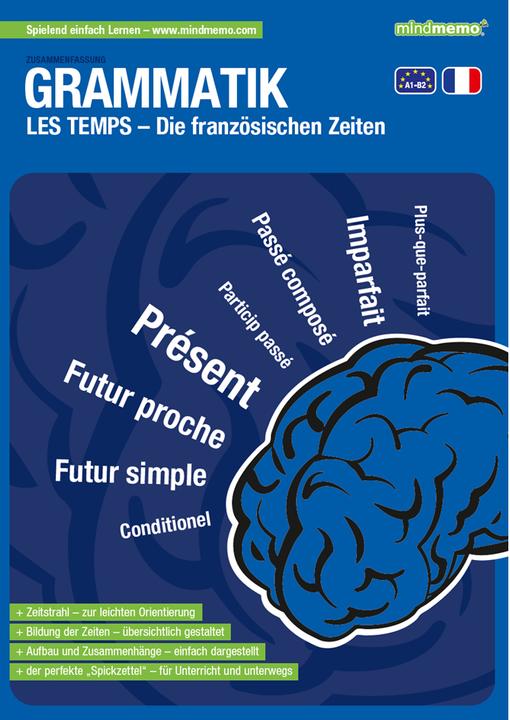 Produktbild mindmemo Lernfolder - Les temps - Die französischen Zeiten - Zusammenfassung (Deutsch, Hunstein Philipp, Fischer Henry, 2014)