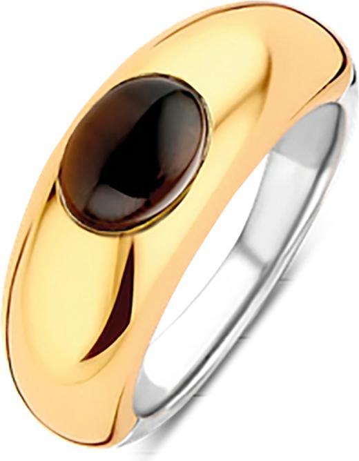 Ti Sento Milano Ring mit Crystal braun bicolor 12173TB (56, 925 Silber)