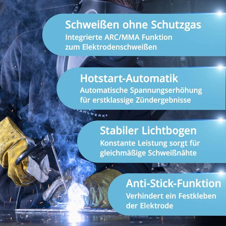 Produktbild Stahlwerk 3 in 1 Kombi-Schweissgerät CT 550 ST IGBT