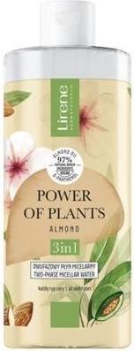 Image du produit Lirene Power Of Plants Liquid Micellar Two-Phase 3In1 For All Skin Types Almond 400Ml (Eau micellaire, 400 ml)