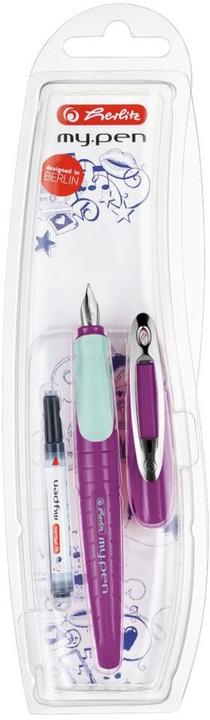 Herlitz MY.PEN - Füllhalter (Pink, Cyan, 1 x)