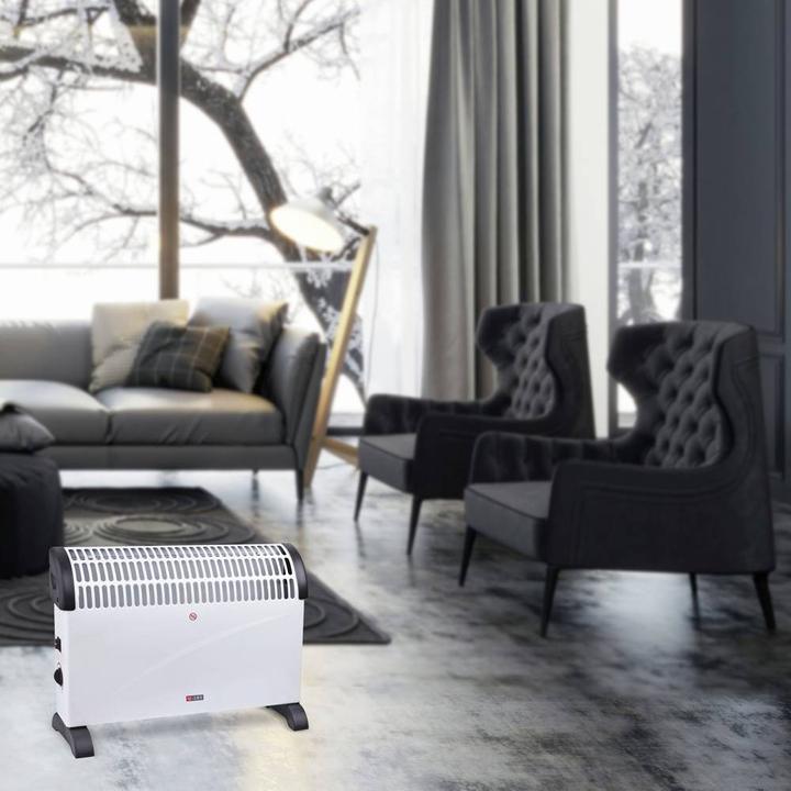 Actual product image X4 LIFE 702010 Convector 25m² 2000W Black/White (2000 W)