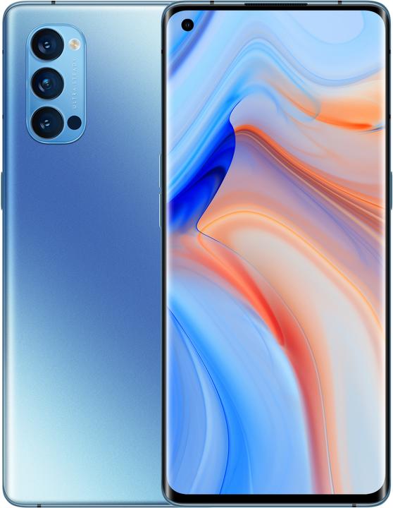 Actual product image OPPO Reno4 Pro (256 GB, Galactic Blue, 6.50", Dual SIM, 48 Mpx, 5G)
