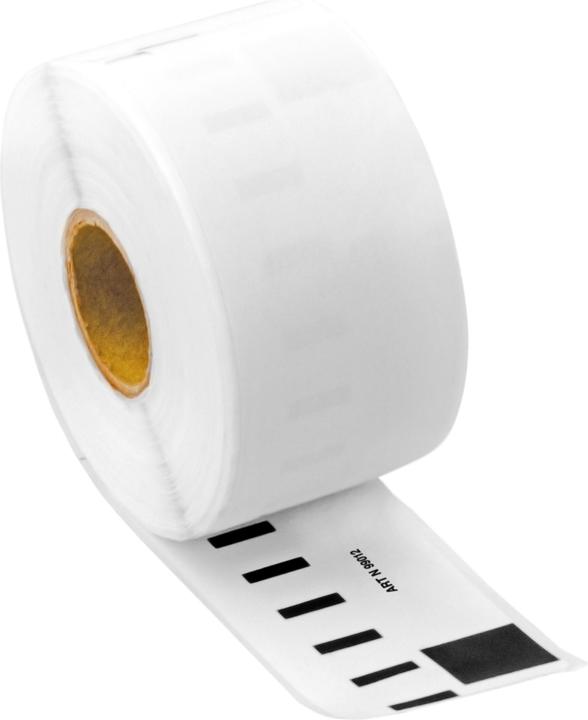 Image du produit Plutoos Dymo 99012 Étiquettes PlatinumSerie pour noir sur blanc