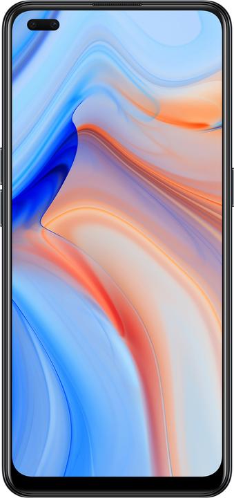 Produktbild OPPO Reno4 (128 GB, Space Black, 6.40", Dual SIM, 48 Mpx, 5G)
