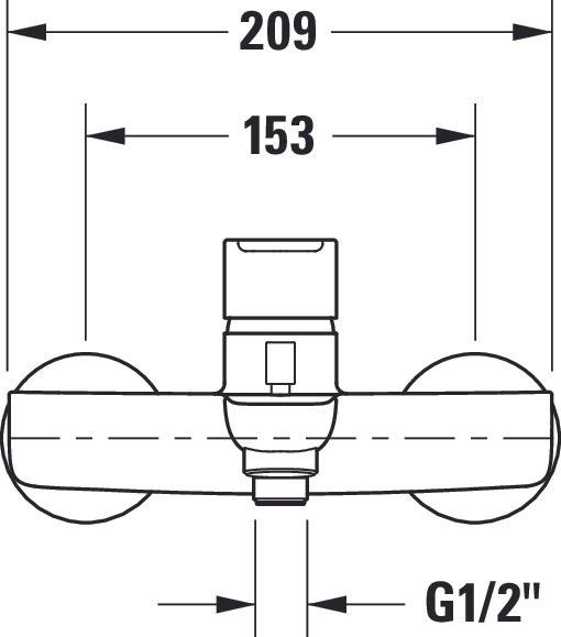 Produktbild Duravit B.1 Einhebel-Brausemischer