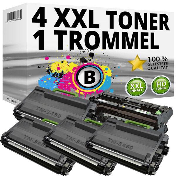 Immagine prodotto Druckfuxx 4x Toner + Trommel kompatibel Brother HL-L5000-D L5100DN L5200DW L6250