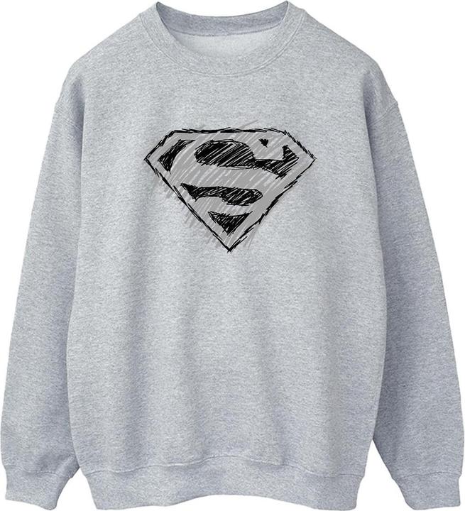 Superman Logo Sketch Sweatshirt (L)