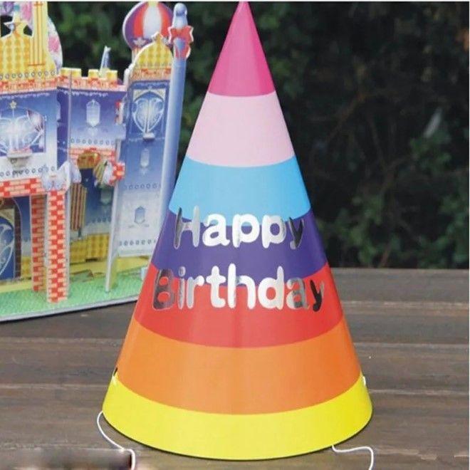 Image du produit MU Style Chapeau de fête Happy Birthday