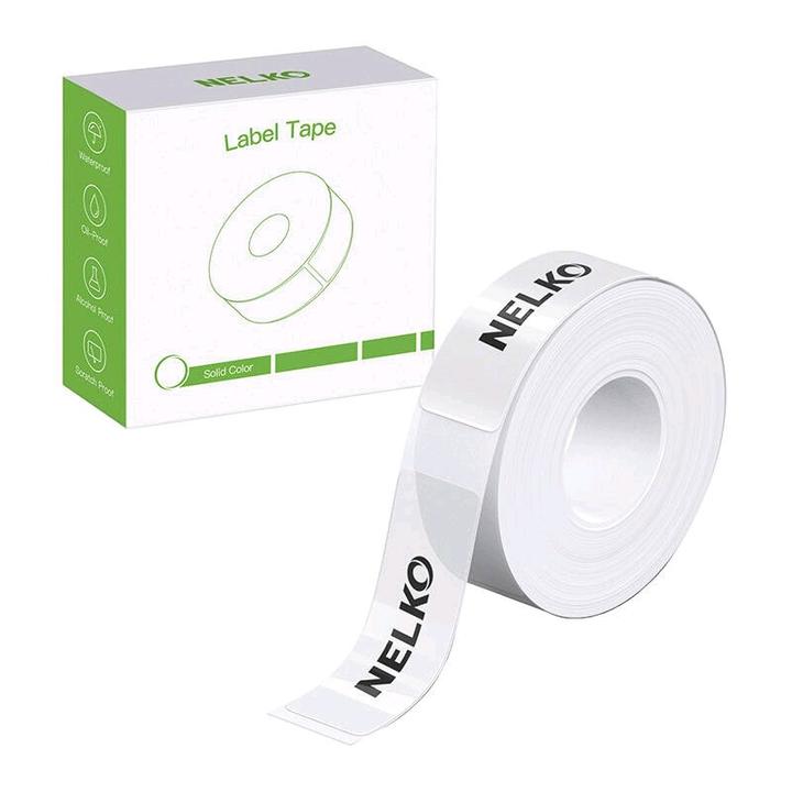 Actual product image Nelko Thermal label for label printer P21 (transparent, 14*40 mm)
