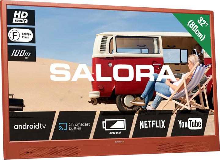 Produktbild Salora LANGATON32SO tv 81,3 cm HD Smart TV Wifi Oranje (32", LED, HD ready)