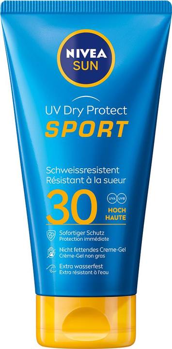NIVEA Sun UV Dry Protect Sport Tube (Sonnencreme, SPF 30, 175 ml, 200 g)