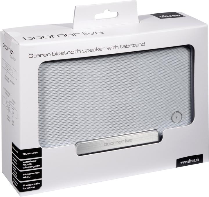 Immagine prodotto Ultron boomer live, 2x RMS, Bluetooth 2.1, LiPo (4 h, Batteria)