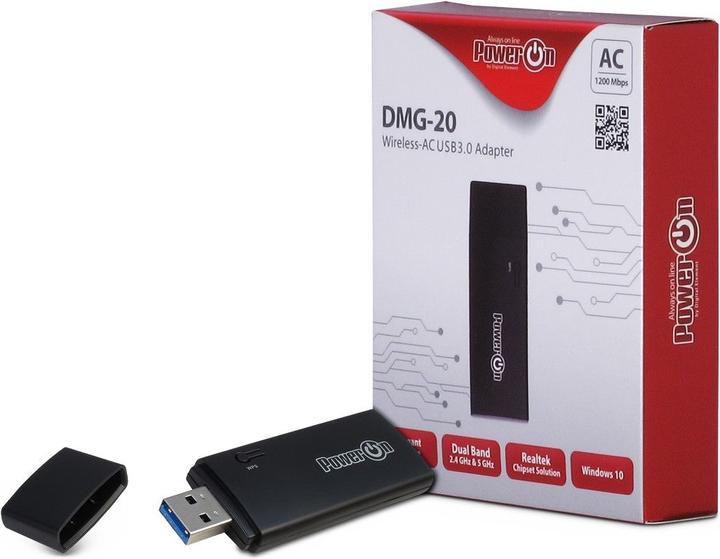 Intertech Wireless AC 1200 Stick, USB 2.0, /, Realtek 8812AU (USB)