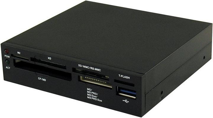 Actual product image LC-Power USB 3.0, CF, M2, MD, MMC, MS, MS DUO, MS PRO, MS PRO DUO, RS-MMC, SD, TF, XD (USB)