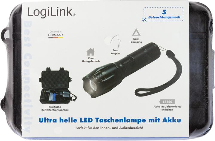 Actual product image LogiLink Flashlight (13.20 cm, 800 lm)