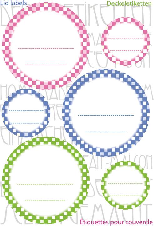 Actual product image HERMA Kitchen stickers