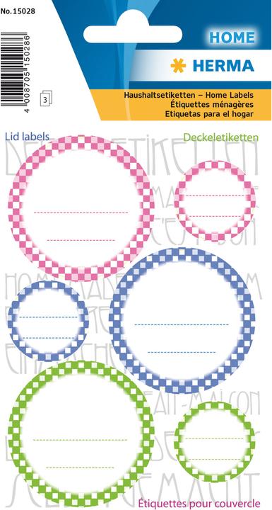 Actual product image HERMA Kitchen stickers