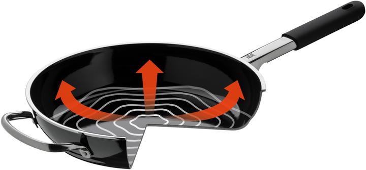 Actual product image WMF Fusiontec mineral braising pan with (24 cm, Casserole + Stewpot, Merger technology)