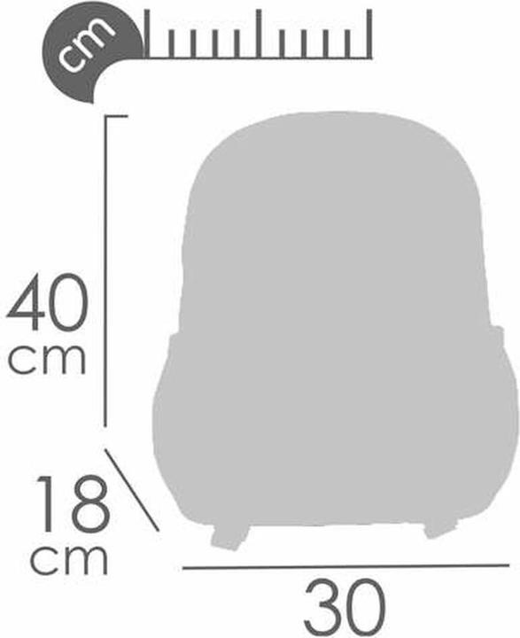 Image du produit DeCuevas Sac à dos scolaire Niza 40 x 18 x 30 cm