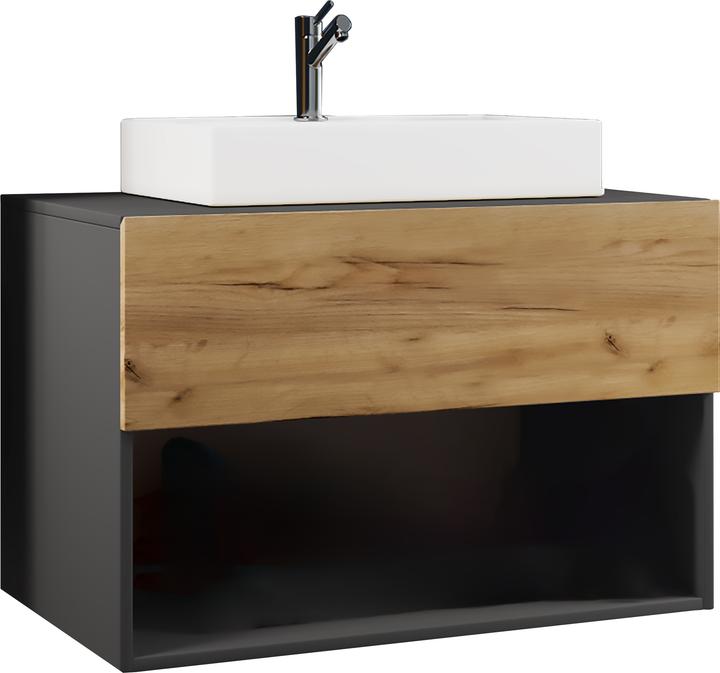 Immagine prodotto VCM Blocco bagno 2 pezzi cassetto lavabo "Lendas II" mobili da bagno