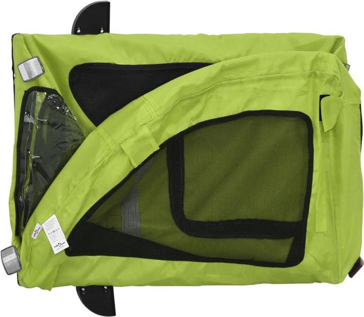 Actual product image VidaXL Fahrradanhänger Hunde Oxford-Gewebe und Eisen