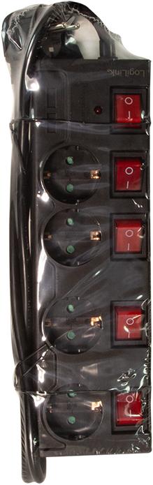 Produktbild LogiLink Steckdosenleiste (4 x, CEE 7/3, 1.50 m)