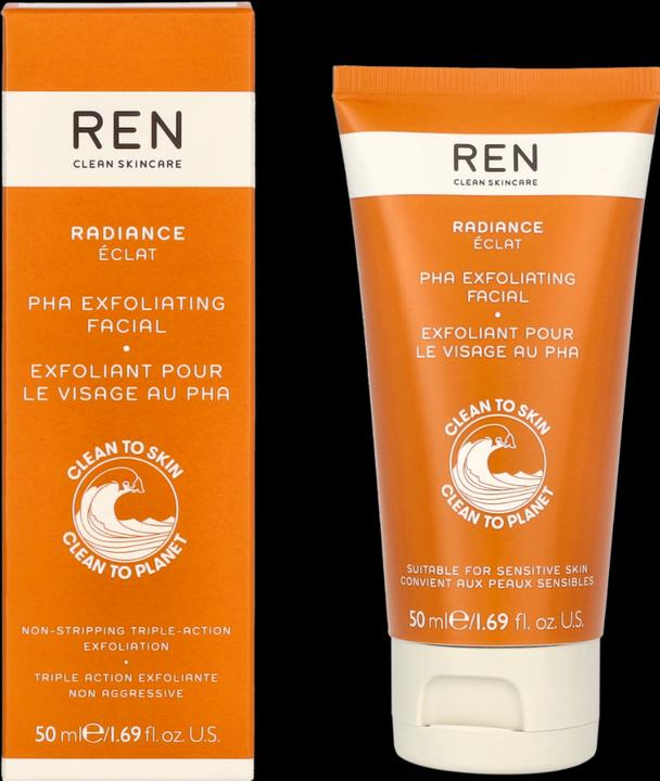 Actual product image Ren Radiance PHA Exfoliating Facial 50 ml (Exfoliation, 50 ml)