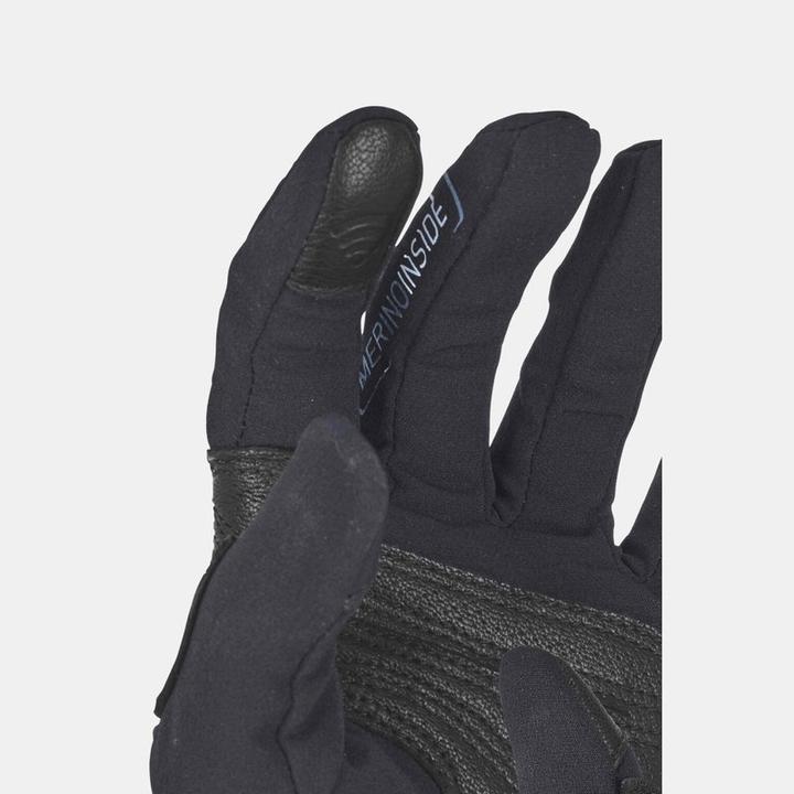 Actual product image Ortovox 185 Rock n Wool Glove Liner Women Black Raven (M)